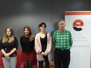 From left to right, Bàrbara Vázquez-Paja, María Soler, María Feo and Leandro García